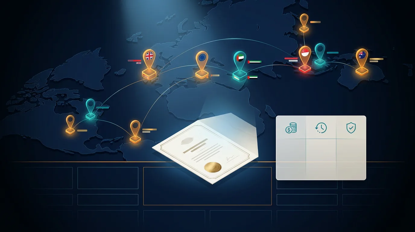 Giấy Phép Forex: So Sánh 12 Quốc Gia Cấp Phép Phổ Biến Nhất