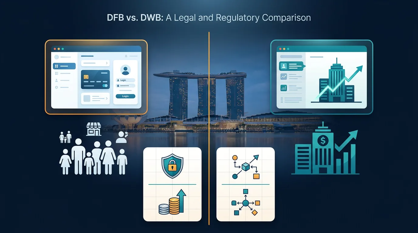 MAS Digital Bank Licences Explained: DFB vs. DWB at a Glance
